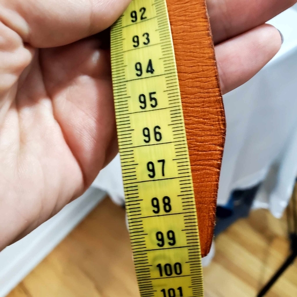 NWOT-Vintage 90's Woven Braided Leather Belt Preppy Brown - Picture 11 of 11